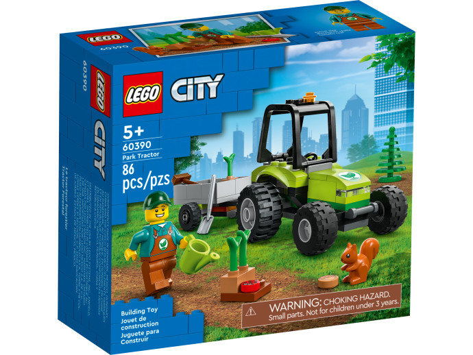 Traktor v parku