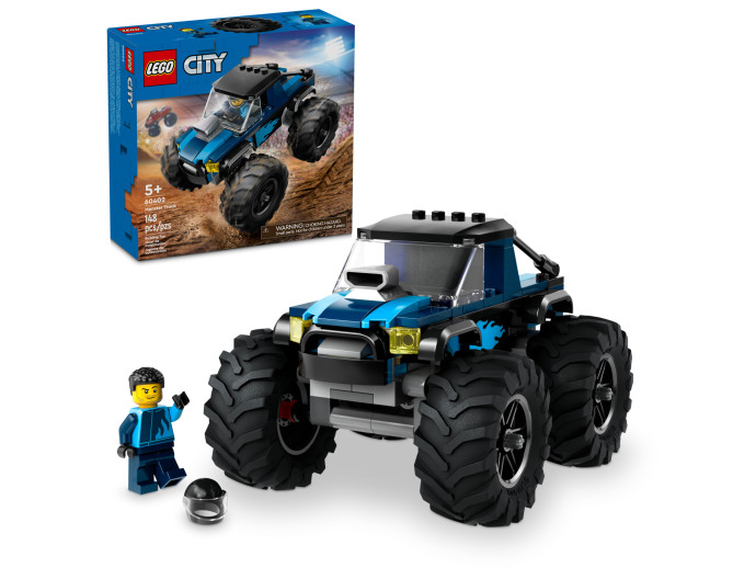 Modrý monster truck