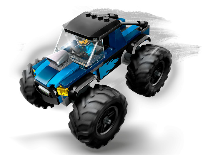 Modrý monster truck