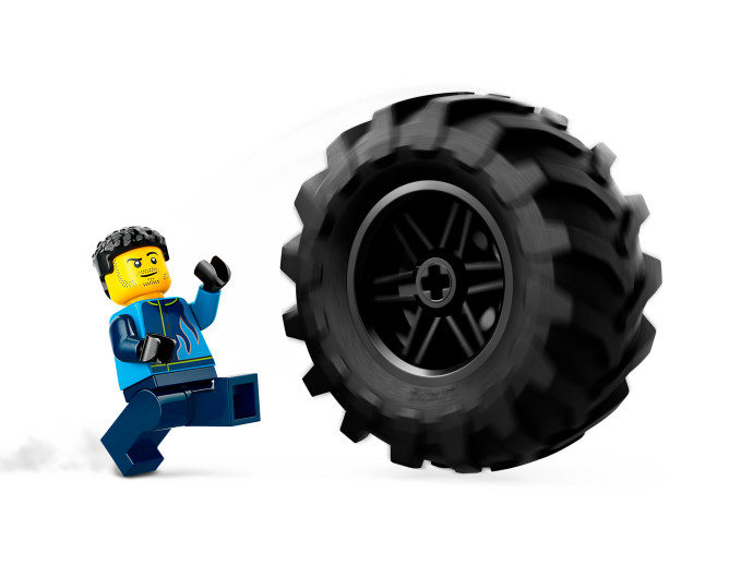 Modrý monster truck