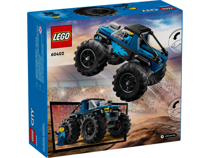 Modrý monster truck