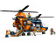 Helikoptéra na průzkum džungle v základním táboře