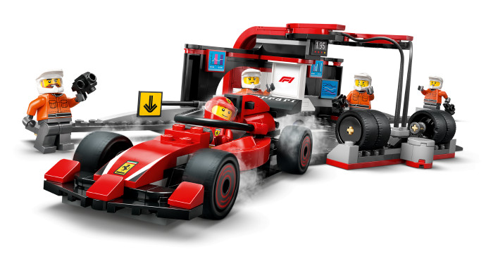Zastávka v F1® a Pit Crew s autom Ferrari