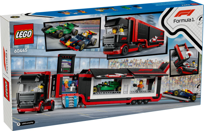Kamión F1® s autami RB20 a AMR24 F1®