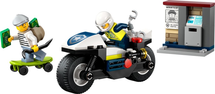 Honička na policejní motorce