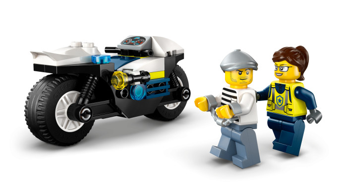 Naháňačka na policajnej motorke