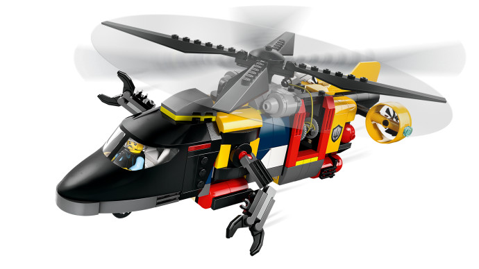 Remix: Helikoptéra, hasičské auto a ponorka