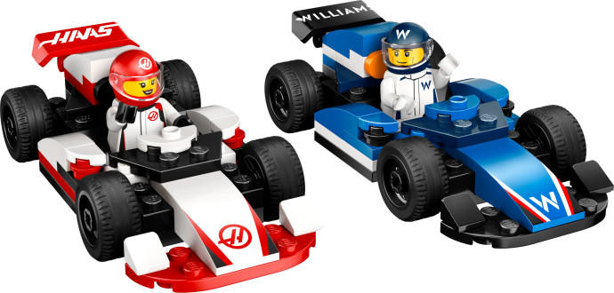 Pretekárske autá F1® Williams Racing a Haas F1®