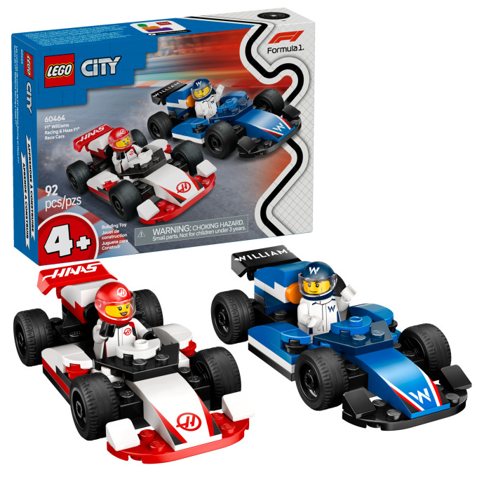 Pretekárske autá F1® Williams Racing a Haas F1®