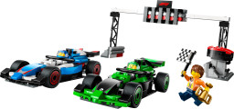 Startovní rošt F1® se závodními vozy VCARB a Sauber