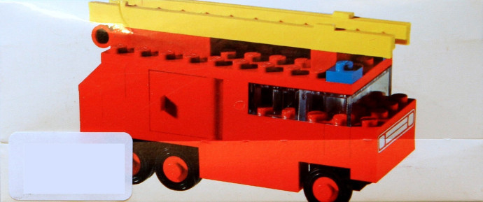 Fire engine with opening doors and ladder