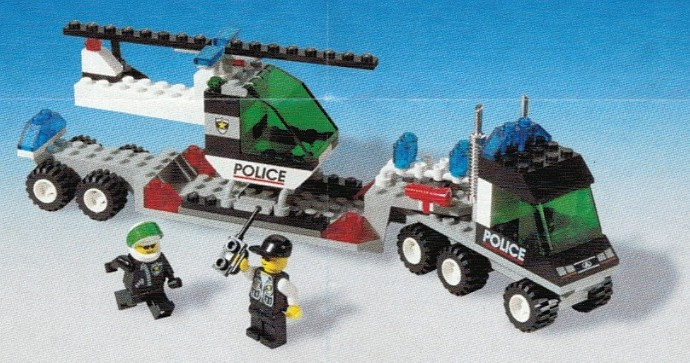Přeprava policejní helikoptéry