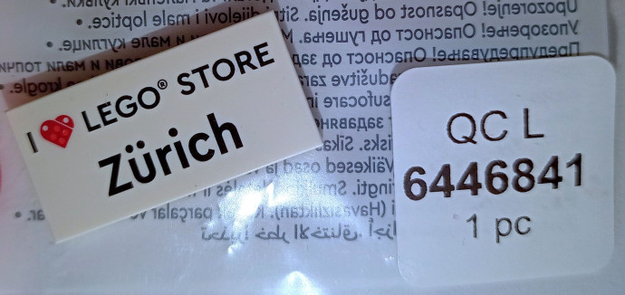 I Heart LEGO Store Zurich Tile