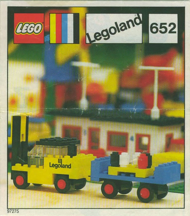 Forklift with Trailer