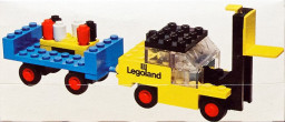 Forklift with Trailer