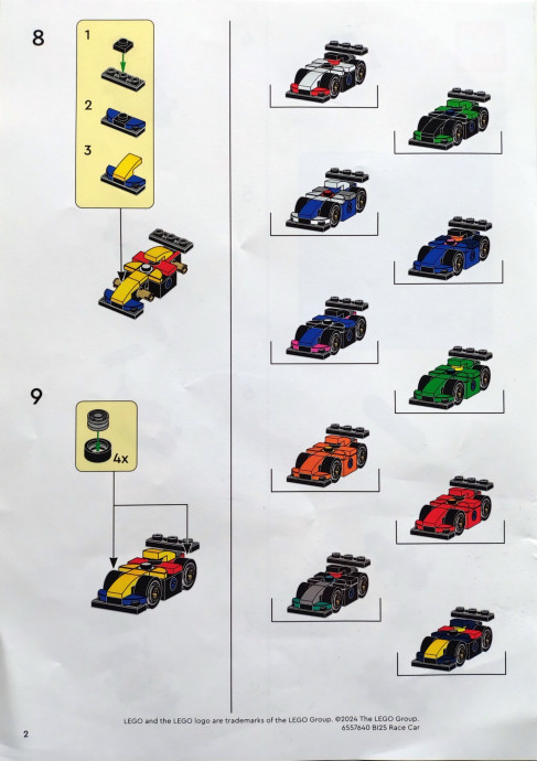 F1 Race Car M&T