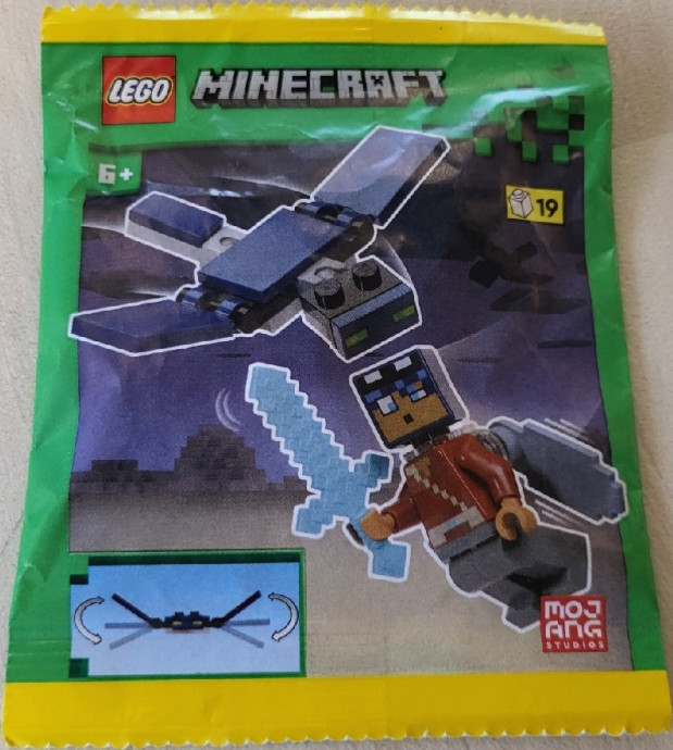 Hero with Elytra and Phantom