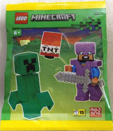 Steve with Creeper and TNT