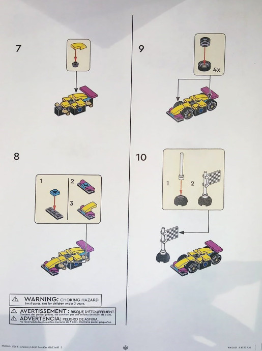 F1 ACADEMY LEGO Race Car