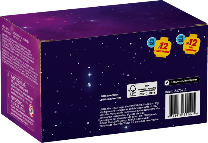 LEGO Minifigures - Series 26 {Box of 6 random packs}