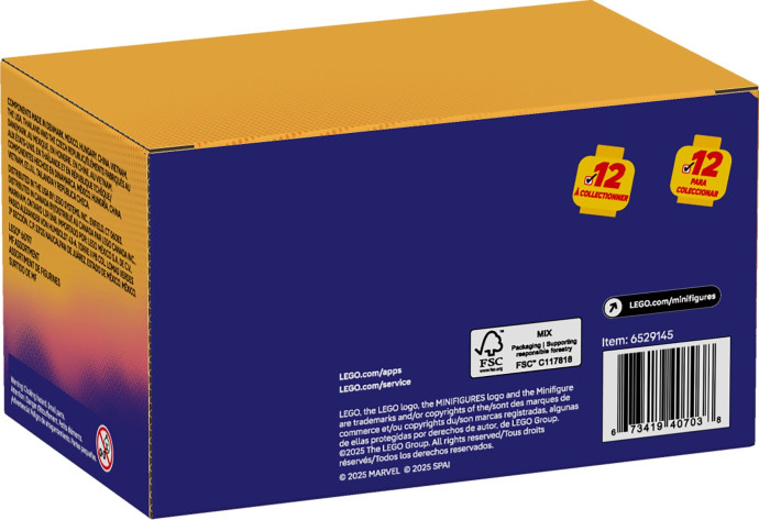 LEGO Minifigures - Spider-Man: Across the Spider-Verse Series {Box of 6 random packs}