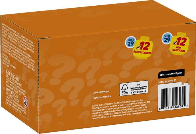 LEGO Minifigures - Series 29 {Box of 6 random packs}