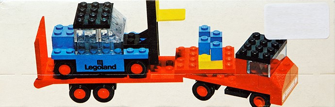 Low-Loader Truck with Forklift