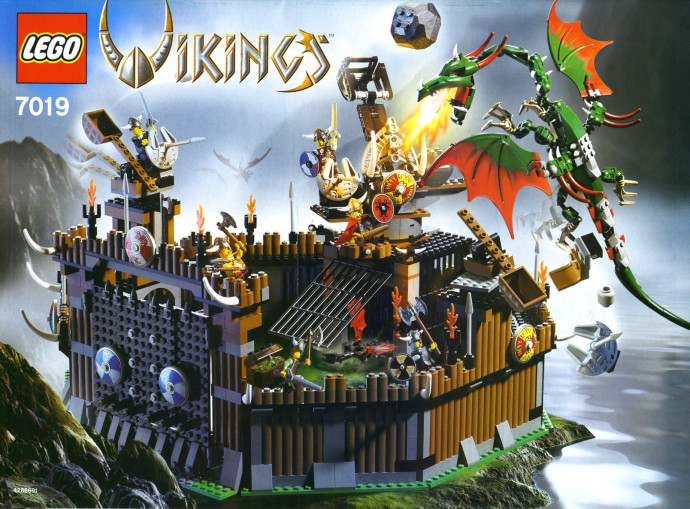Pevnost Vikingů v boji s Fanfirským drak