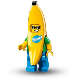 Chlapík v převleku banánu