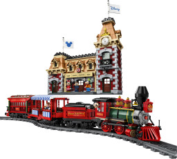 Vlak a nádraží Disney