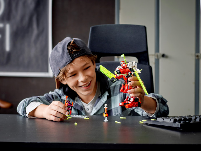 Kai a robotický tryskáč
