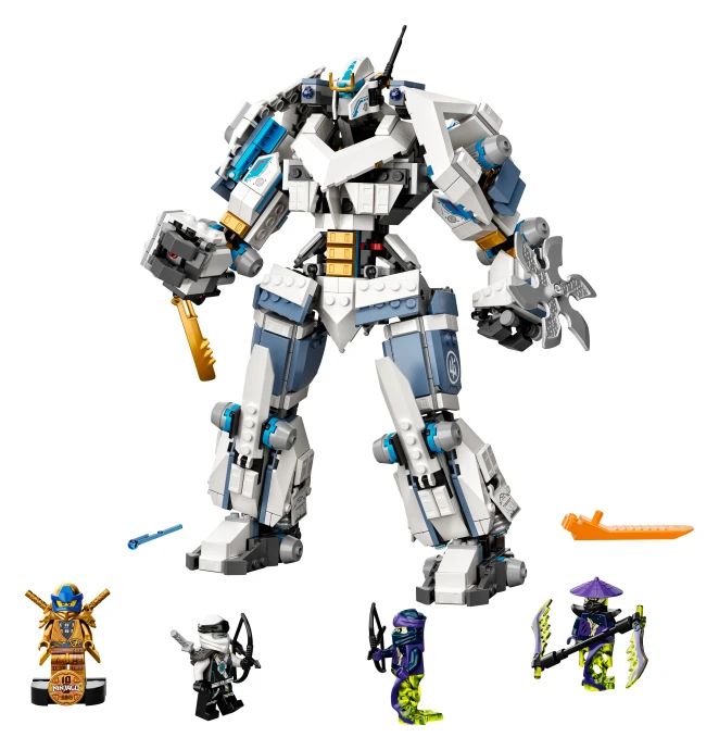 LEGO 71738 Zane a bitva s titánskými roboty