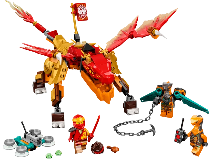 LEGO 71762 Kaiův ohnivý drak EVO