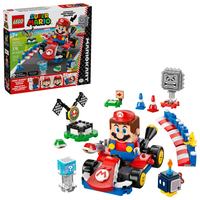 Mario Kart™ – Interaktivní LEGO® Mario™ a Standard Kart