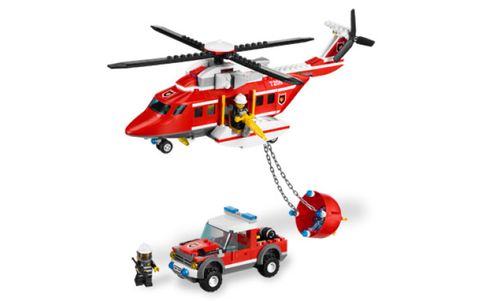 Hasičská helikoptéra