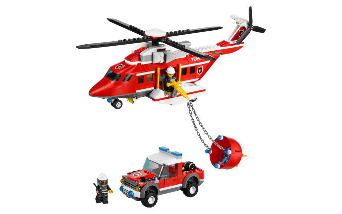 Hasičská helikoptéra