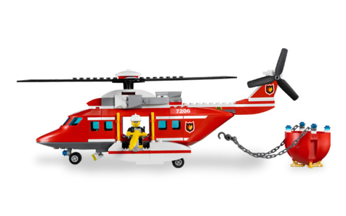 Hasičská helikoptéra