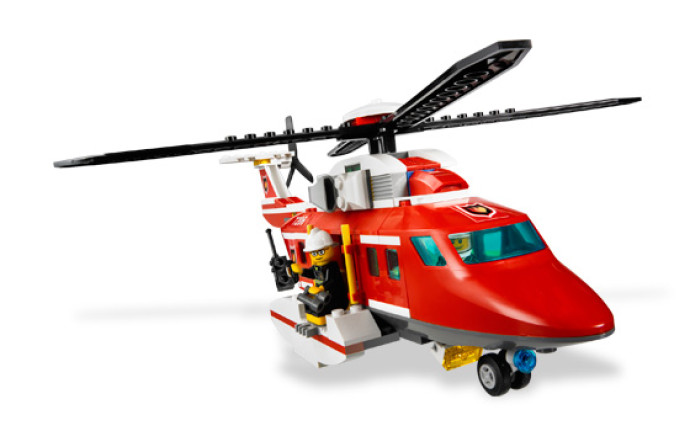 Hasičská helikoptéra