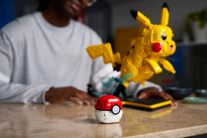 Pikachu a Poké Ball