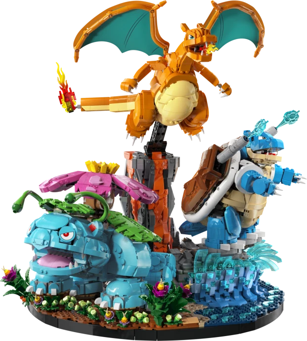 LEGO 72153 Venusaur, Charizard a Blastoise