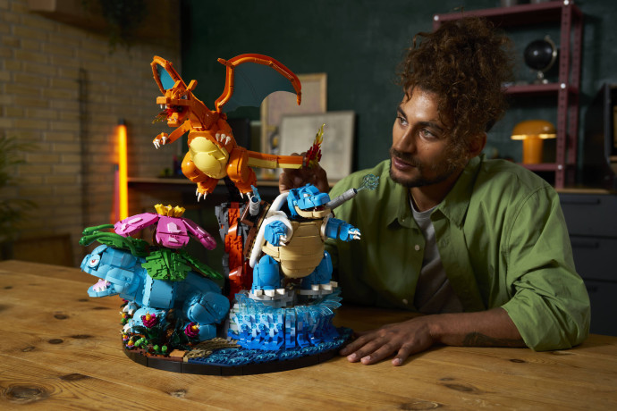 Venusaur, Charizard a Blastoise