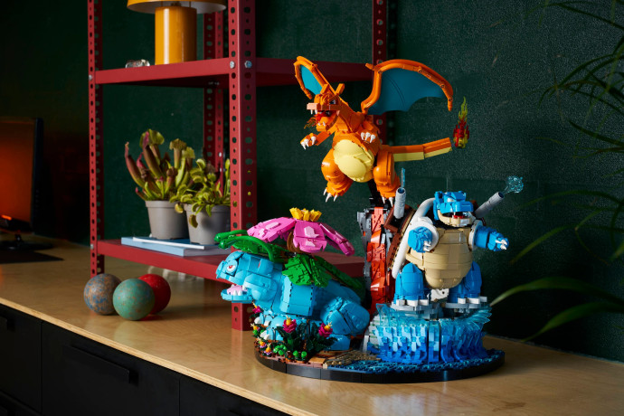 Venusaur, Charizard a Blastoise
