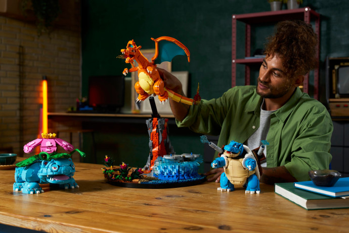 Venusaur, Charizard a Blastoise