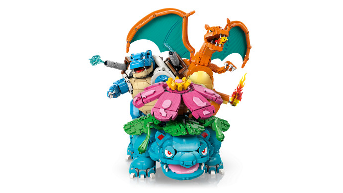 Venusaur, Charizard a Blastoise
