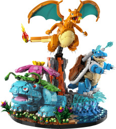 Venusaur, Charizard a Blastoise