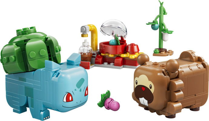 Berry Bash with Bulbasaur and Bidoof