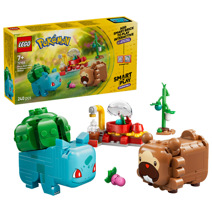 Berry Bash with Bulbasaur and Bidoof