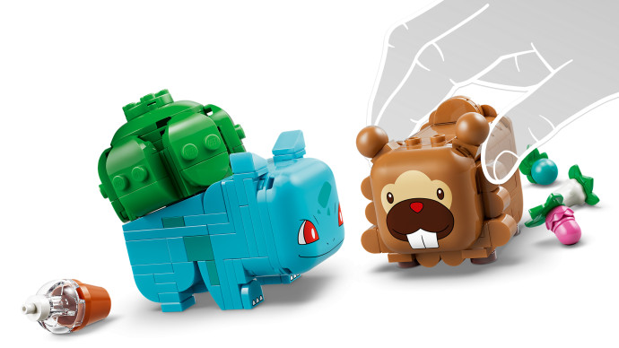 Berry Bash with Bulbasaur and Bidoof