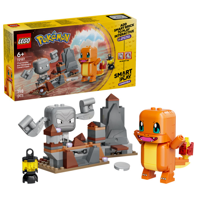 Charmander and Geodude's Cavern Clash