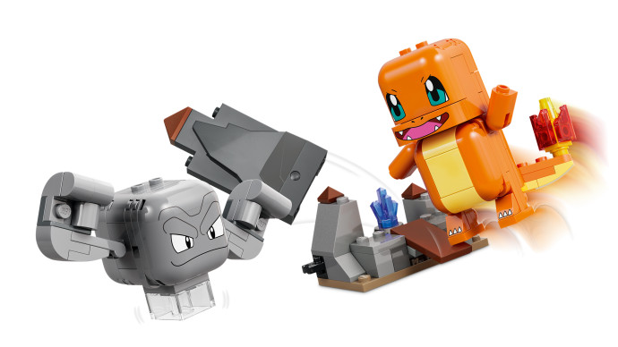 Charmander and Geodude's Cavern Clash